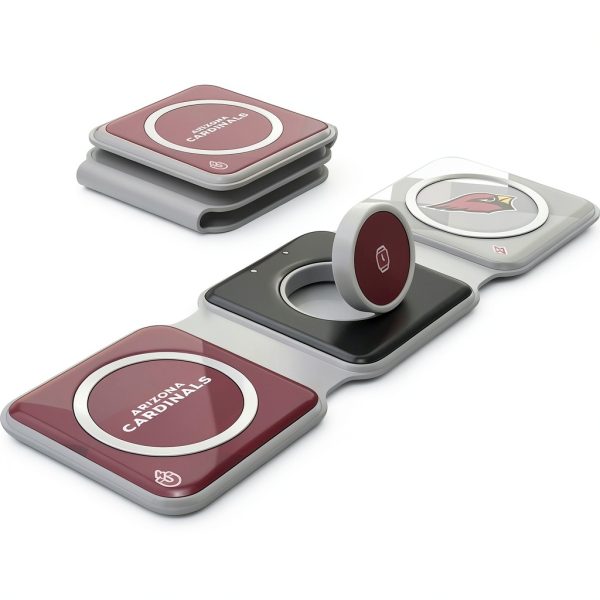 Arizona Cardinals 3 in 1 Foldable Charger Keyscaper-0