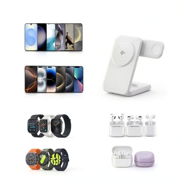 Wireless Charging Station Fast Charging Multi Device-2