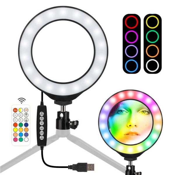 Pavo 8 Inch RGB Ring Light Compact Design 360 Adjustable-1