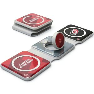 Carolina Hurricanes 3 in 1 Foldable Charger Keyscaper-0