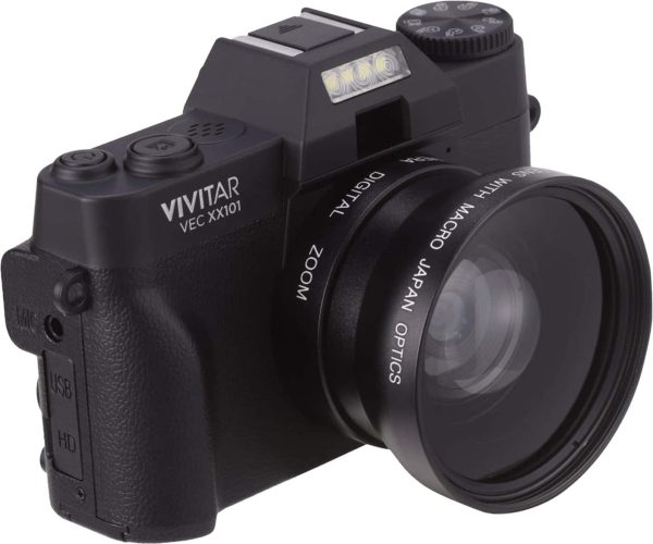 Vivitar VECXX101 4K Digital Camera Black Photography-1