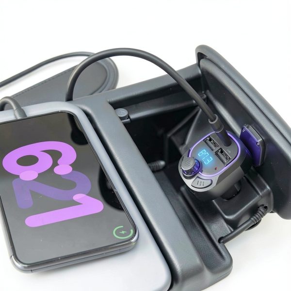 IntelliCast Road Bluetooth FM Transmitter Wireless Audio Car-5