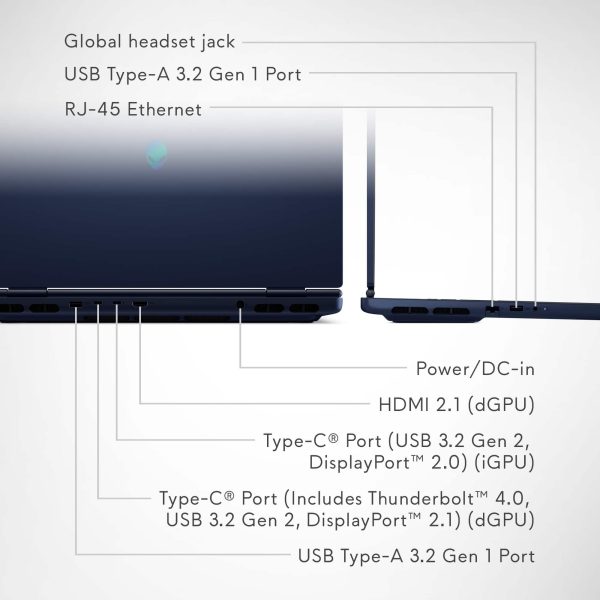 Alienware 16X Aurora Gaming Laptop Intel Core Ultra 9 240Hz-11