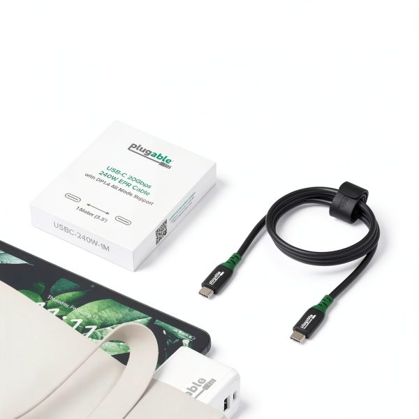 Plugable USB C Cable 240W Charging 20Gbps Data Transfer-5