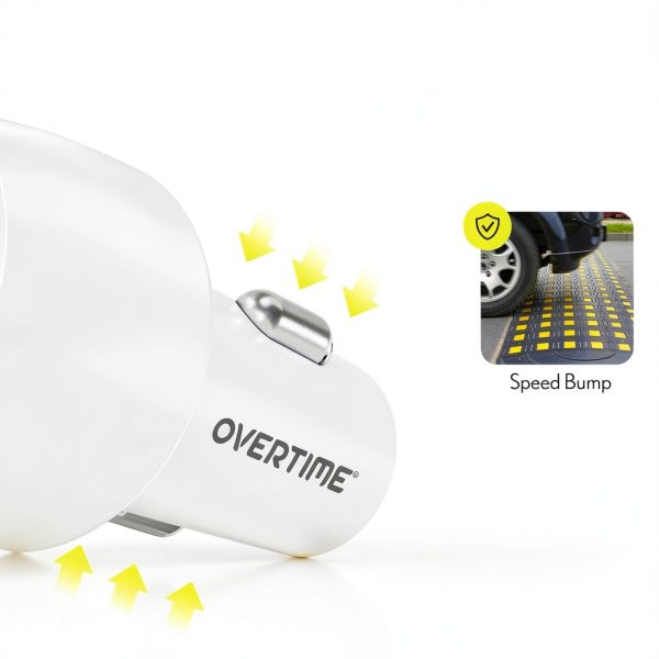 Overtime 38W USB C Car Charger Fast Charging Dual Port-1