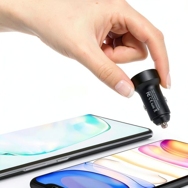 5 Core Dual Port Car Charger Fast Charging USB Type-C-3