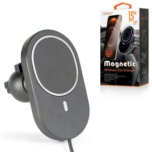 Reiko Magnetic Car Charger Phone Holder Mount Black-0