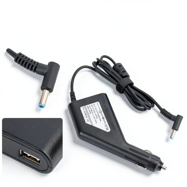 HP Laptop Car Charger 65W Compact Design for Travelers-4