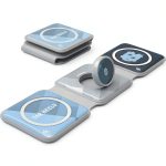 North Carolina Tar Heels 3 in 1 Foldable Charger Keyscaper-0