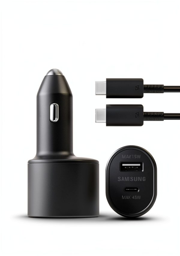 Samsung 45W Dual Car Charger Fast Charging Two Devices-1