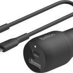 BOOST CHARGE Dual Car Charger Fast Charging 37W USB-C PD-0