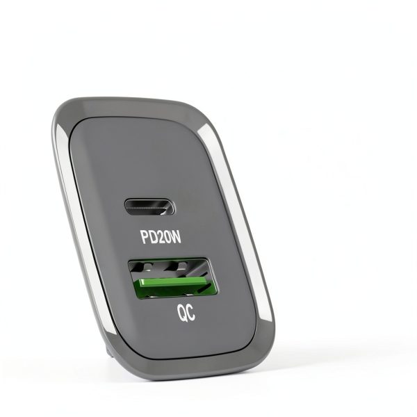 Esoulk 20W PD QC Fast Wall Charger Dual Port Compact-5