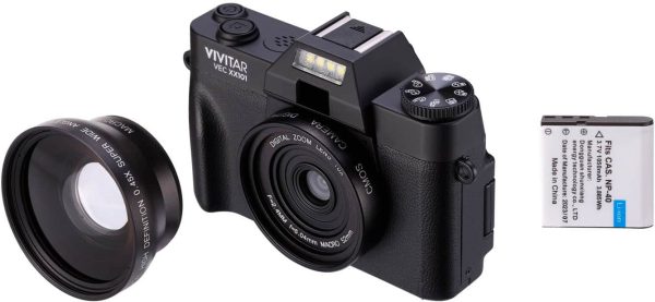 Vivitar VECXX101 4K Digital Camera Black Photography-6
