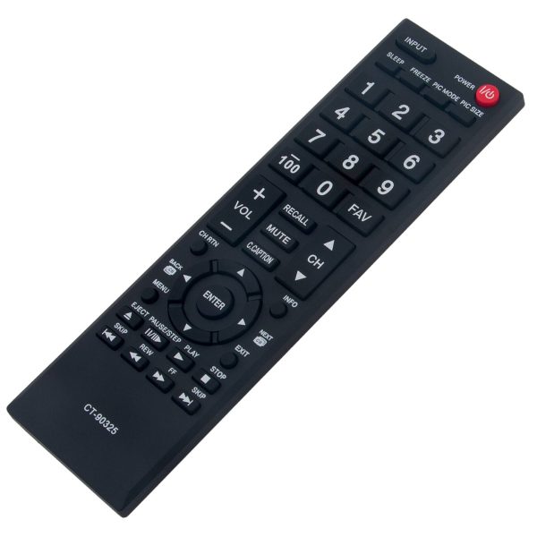 Toshiba TV Remote Control Replacement Universal Fit CT90325-4