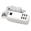 6 Port Fast USB Charger Wall Mountable Multi Device Charging-3