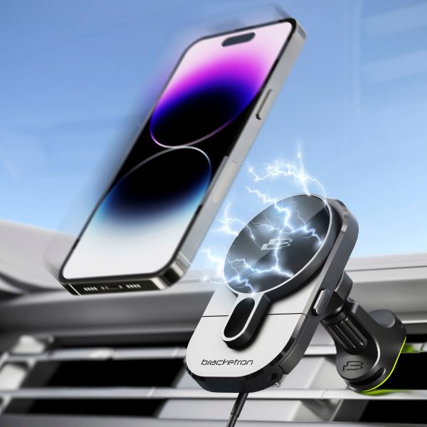Bracketron MagAlign Charging Phone Holder MagSafe Vent Mount-3