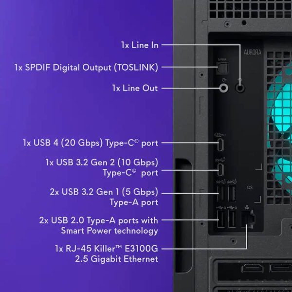 Alienware Aurora Desktop Intel Ultra 7 32GB DDR5 RTX 5060 Ti-9