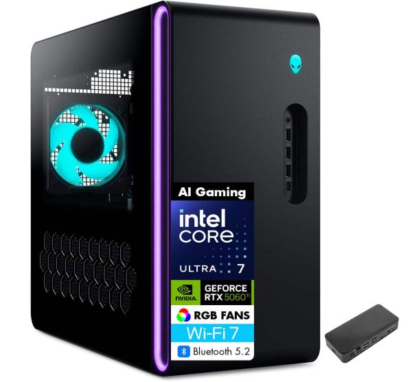 Alienware Aurora Desktop Intel Ultra 7 RTX 5060 Ti Gaming-0