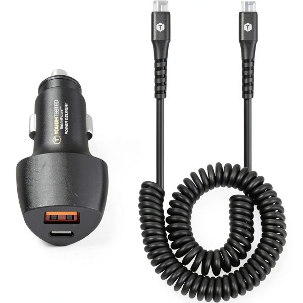 ToughTested 20W Car Charger Dual USB Fast Charging-0