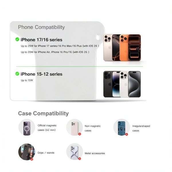 Esoulk Qi2.2 25W Cooling Cup Holder Mount Wireless Charger-11