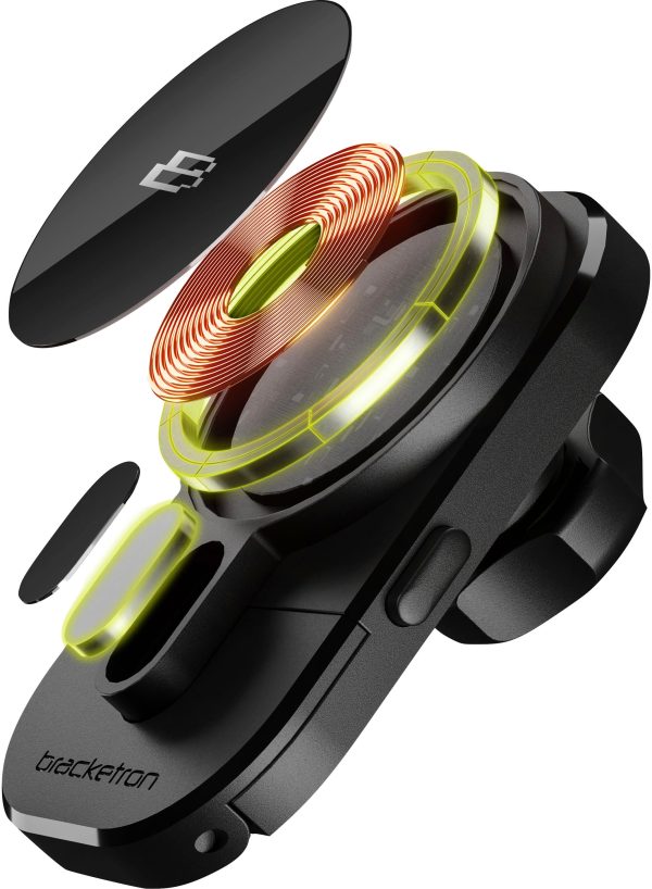 Bracketron MagAlign Charging Phone Holder MagSafe Vent Mount-1