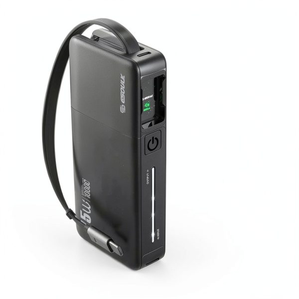 Esoulk 10000mAh Power Bank 45W Fast Charging Built-in Cable-2