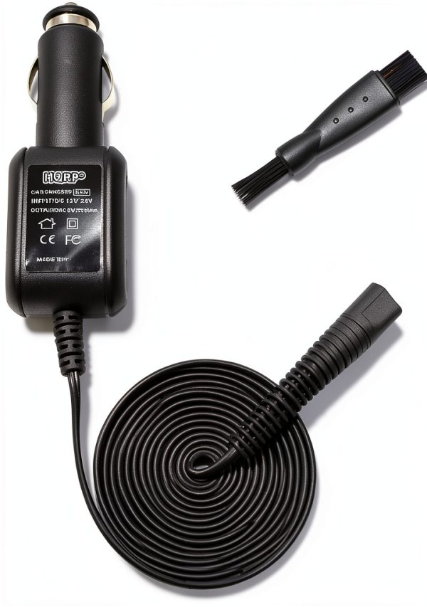 HQRP Car Charger Replacement Braun Trimmer Shaver 6V-0