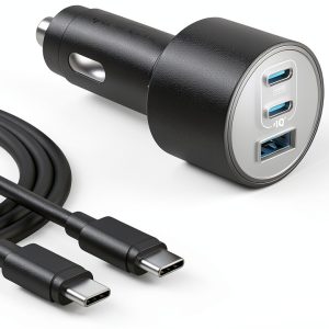 Anker Car Charger 1675W Fast Charging 3 Ports Compact-0