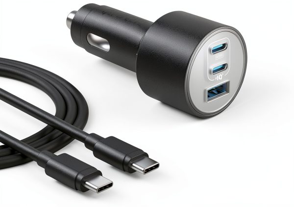 Anker Car Charger 1675W Fast Charging 3 Ports Compact-0